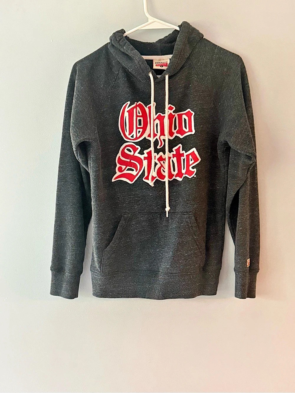 Homage Ohio State Olde English Lightweight Hoodie Small